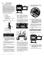 Preview for 30 page of Regency Classic C34 Owners & Installation Manual