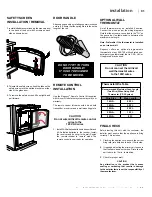 Preview for 31 page of Regency Classic C34 Owners & Installation Manual