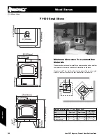 Regency Classic F1100 Specification Sheet preview