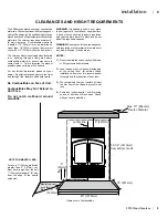 Предварительный просмотр 9 страницы Regency classic fp90 Owners & Installation Manual