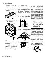 Предварительный просмотр 10 страницы Regency classic fp90 Owners & Installation Manual