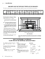 Preview for 8 page of Regency Classic I1200S Owners & Installation Manual