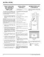 Предварительный просмотр 6 страницы Regency E21-LP1 Owners & Installation Manual