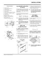 Предварительный просмотр 11 страницы Regency E21-LP1 Owners & Installation Manual