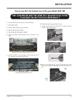 Предварительный просмотр 15 страницы Regency E21-LP1 Owners & Installation Manual