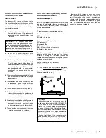 Предварительный просмотр 9 страницы Regency E21-LP10 Owners & Installation Manual