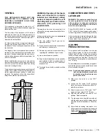 Предварительный просмотр 15 страницы Regency E21-LP10 Owners & Installation Manual