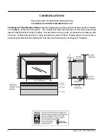 Предварительный просмотр 2 страницы Regency E21-LP2 Owners & Installation Manual