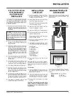 Предварительный просмотр 7 страницы Regency E21-LP2 Owners & Installation Manual