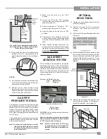 Preview for 11 page of Regency energy U32 Owners & Installation Manual