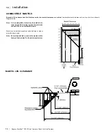 Предварительный просмотр 13 страницы Regency Excalibur P90 Zero Clearance Owners & Installation Manual