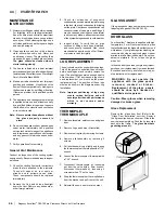 Предварительный просмотр 45 страницы Regency Excalibur P90 Zero Clearance Owners & Installation Manual