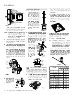 Предварительный просмотр 36 страницы Regency Excalibur P90E Zero Owners & Installation Manual