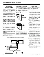 Предварительный просмотр 8 страницы Regency F250B Owners & Installation