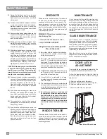 Preview for 10 page of Regency F3000B Owners And Installation Manual