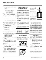 Preview for 6 page of Regency F38LPG2-BRA Owners & Installation Manual