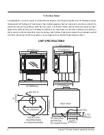 Preview for 2 page of Regency F39-LPG Owners & Installation Manual