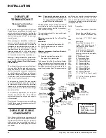 Preview for 12 page of Regency F39-LPG Owners & Installation Manual