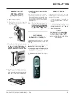 Preview for 21 page of Regency FIREGENIE FG39-LPG Owners & Installation Manual