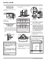 Предварительный просмотр 8 страницы Regency FireGenie PG36D Owners & Installation