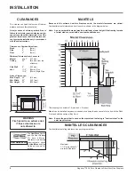 Предварительный просмотр 9 страницы Regency Gas Fireplace P42-LP4 Owners & Installation Manual