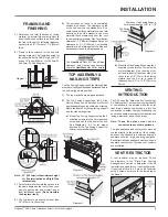 Предварительный просмотр 10 страницы Regency Gas Fireplace P42-LP4 Owners & Installation Manual