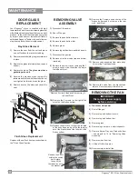 Предварительный просмотр 34 страницы Regency Gas Insert E21-LP3 Owners & Installation Manual