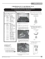 Preview for 17 page of Regency Gas Insert E33-LP1 Owners & Installation Manual