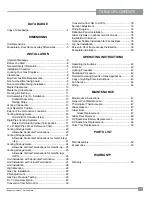 Preview for 3 page of Regency GEM54-LPG Owners & Installation Manual