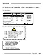 Preview for 4 page of Regency GF1500LST-LP Owners & Installation Manual