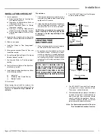 Preview for 7 page of Regency GF1500LST-LP Owners & Installation Manual