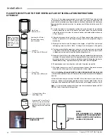 Preview for 24 page of Regency GF1500LST-LP Owners & Installation Manual