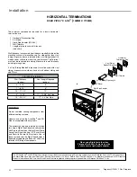 Preview for 20 page of Regency GF900L-LPG1 Owners & Installation Manual