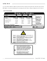 Предварительный просмотр 4 страницы Regency GF900L-NG Owners & Installation Manual