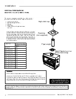 Предварительный просмотр 22 страницы Regency GF900L-NG Owners & Installation Manual