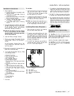 Preview for 17 page of Regency Grandview G600C Owners & Installation Manual