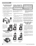 Предварительный просмотр 8 страницы Regency H2100 Owners & Installation Manual