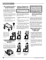 Предварительный просмотр 8 страницы Regency H2105 Owners And Installation Manual