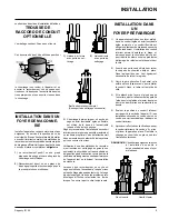 Предварительный просмотр 30 страницы Regency H2105 Owners And Installation Manual