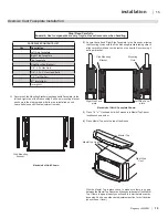 Предварительный просмотр 15 страницы Regency Hampton HI2450 Owners & Installation Manual