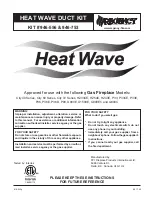 Regency HEAT WAVE 946-556 Manual preview