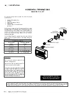 Preview for 24 page of Regency Horizon HZ30E Owners & Installation Manual