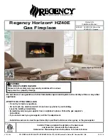 Preview for 1 page of Regency Horizon HZ40E Owners And Installation Manual