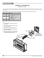 Preview for 22 page of Regency Horizon HZ42E-LP Owners & Installation Manual