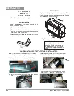 Preview for 12 page of Regency Horizon HZ42STEPV Owners & Installation Manual