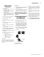 Предварительный просмотр 9 страницы Regency HZ33CE-LP10 Owners & Installation Manual