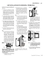 Предварительный просмотр 29 страницы Regency HZ33CE-LP10 Owners & Installation Manual