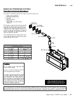 Preview for 27 page of Regency HZ42STE Owners & Installation Manual