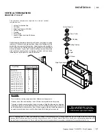 Preview for 31 page of Regency HZ42STE Owners & Installation Manual