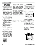 Предварительный просмотр 42 страницы Regency HZI540E Owners & Installation Manual